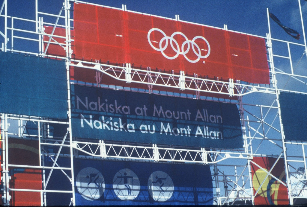1988 Winter Olympics Nakiska Banner